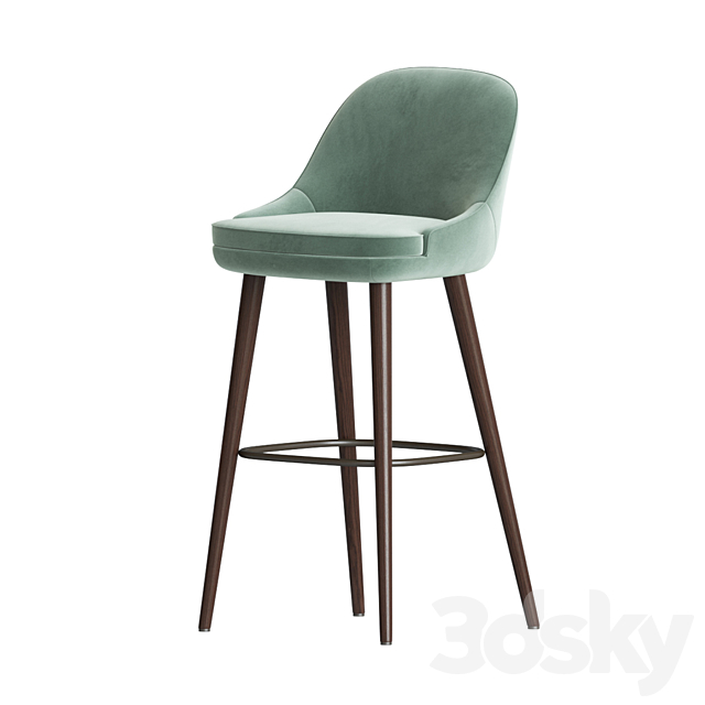 375 Walter knoll Bar Stool 3DSMax File - thumbnail 3