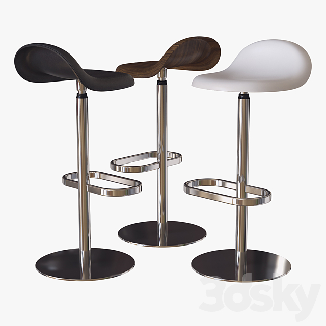 3d bar stool gubi 3DSMax File - thumbnail 2