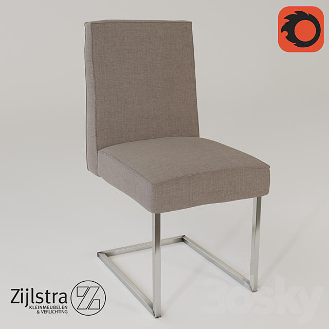 A chair and a bar stool zijlstra 3DSMax File - thumbnail 1