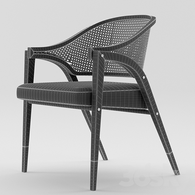 A-Frame Chair by Edward Wormley 3DSMax File - thumbnail 3