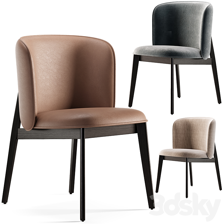 ABREY Chair 3DS Max Model - thumbnail 1