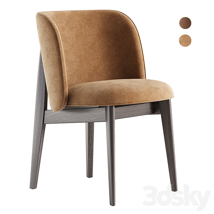 Abrey Chair by Calligaris 3DS Max Model - thumbnail 3