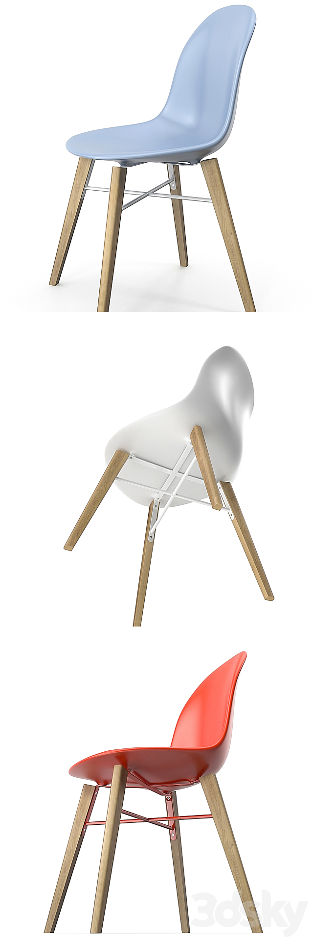 Academy MW chair 3DS Max Model - thumbnail 2