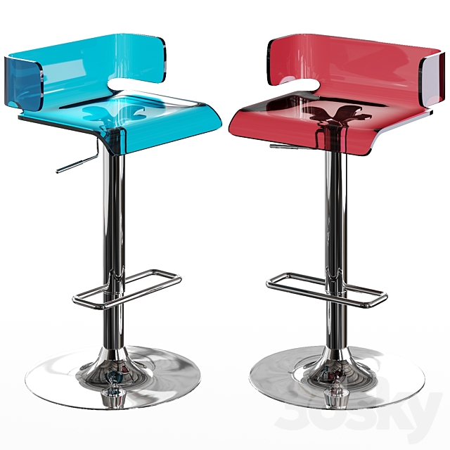 ACME Furniture Rania bar stool 3DSMax File - thumbnail 1