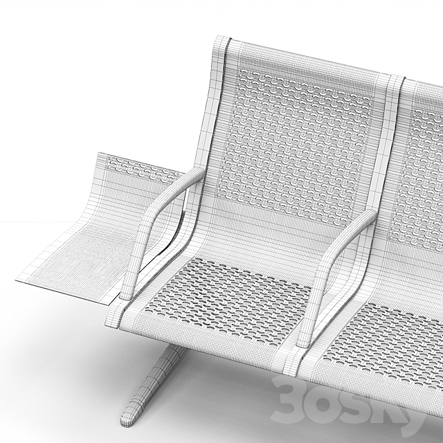 ACTIU Bench Passport 3ds Max - thumbnail 3