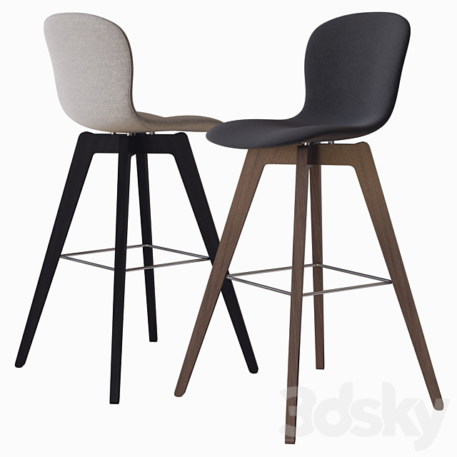 adelaide bar stool boconcept 3ds Max - thumbnail 1