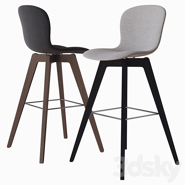 adelaide bar stool boconcept 3ds Max - thumbnail 2