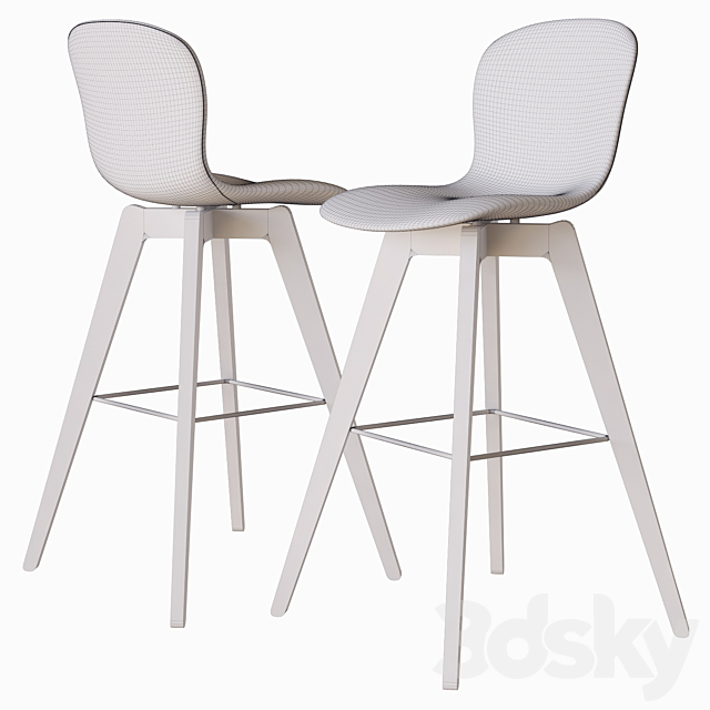 adelaide bar stool boconcept 3ds Max - thumbnail 3