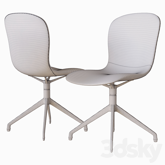 adelaide swivel chair boconcept 3DS Max Model - thumbnail 3