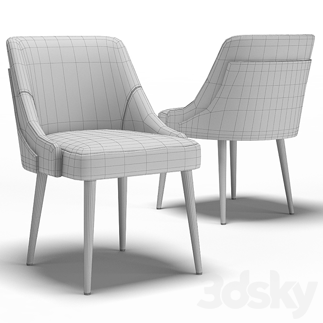 Adriana Hoyos Galapagos Chair 101 3ds Max - thumbnail 2