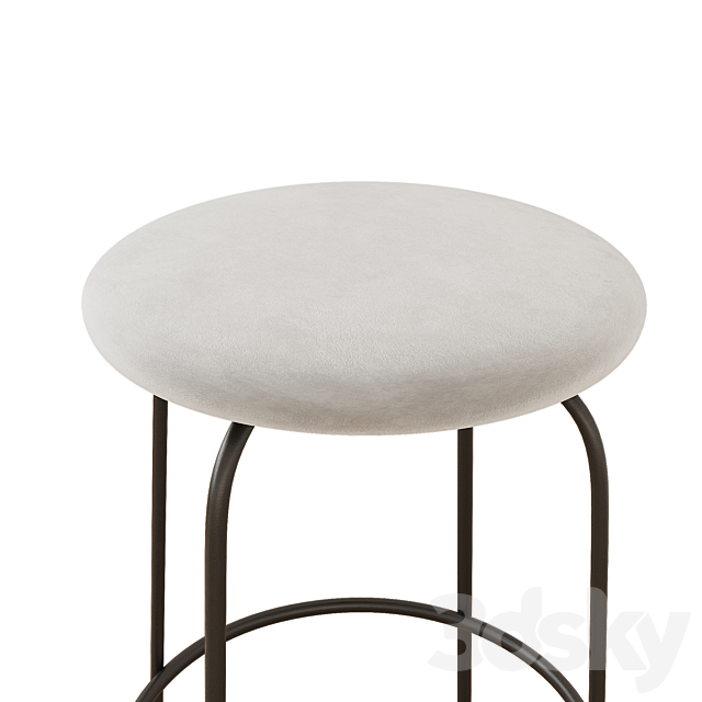 Afteroom Counter Stool 3ds Max - thumbnail 2