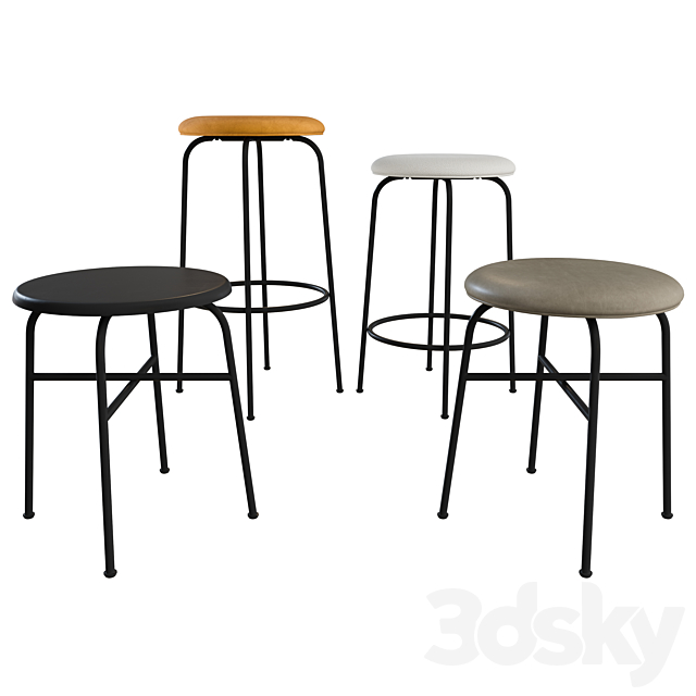 Afteroom Stool _ Counter _ Bar Stool by MENU 3DSMax File - thumbnail 1