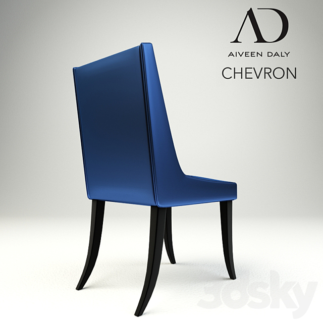 Aiveen Daly dining chair 3DS Max Model - thumbnail 2