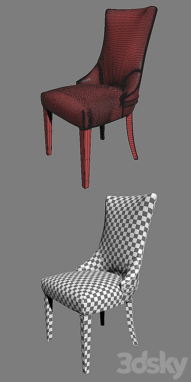 Aiveen Daly – ELECTRA Chair 3DS Max Model - thumbnail 3