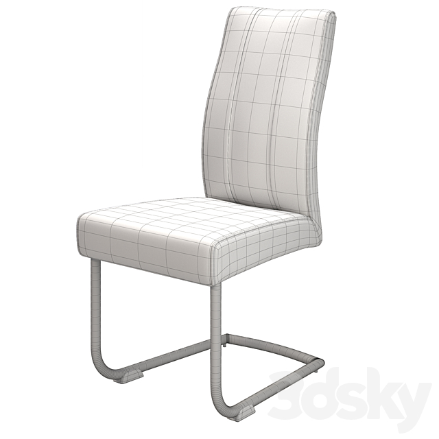 Alamon II dining chair 3DS Max Model - thumbnail 3