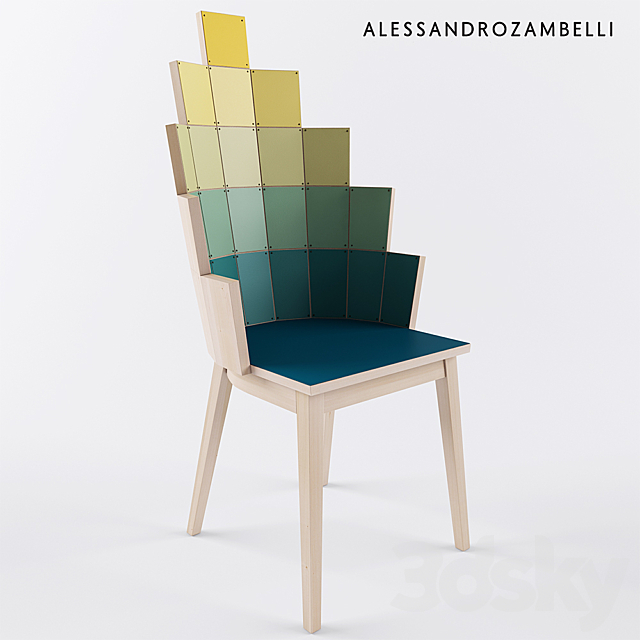 Alessandro Zambelli – Chair Paniepesci 3ds Max - thumbnail 1