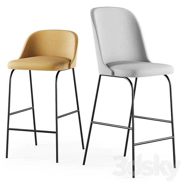 Aleta bar stools 3DSMax File - thumbnail 1