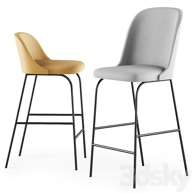 Aleta bar stools 3DSMax File - thumbnail 2