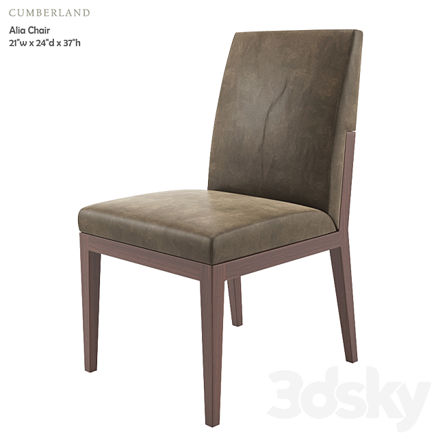 Alia Dinning Chair – Cumberland 3DS Max Model - thumbnail 2