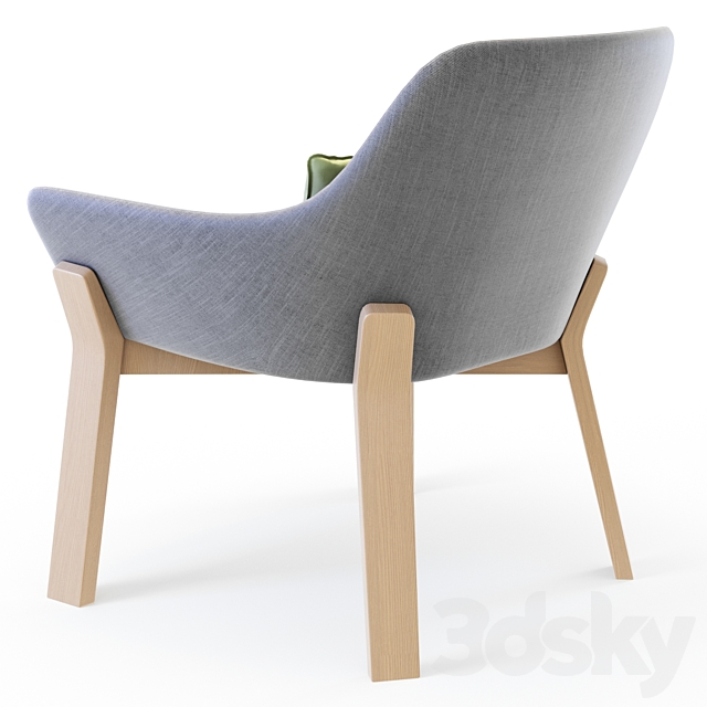 ALKI Koila Lounge Chair 3DS Max Model - thumbnail 3