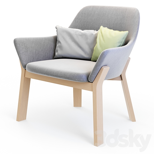 ALKI Koila Lounge Chair 3DS Max Model - thumbnail 4