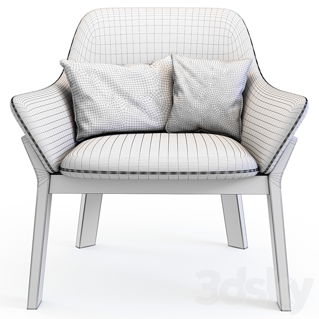 ALKI Koila Lounge Chair 3DS Max Model - thumbnail 5