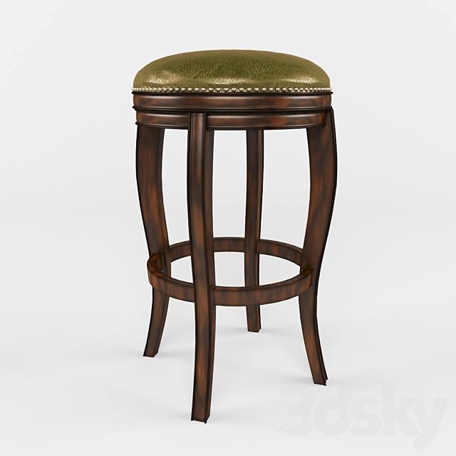 American Heritage Billiards Wersal Stool. 3DS Max Model - thumbnail 1