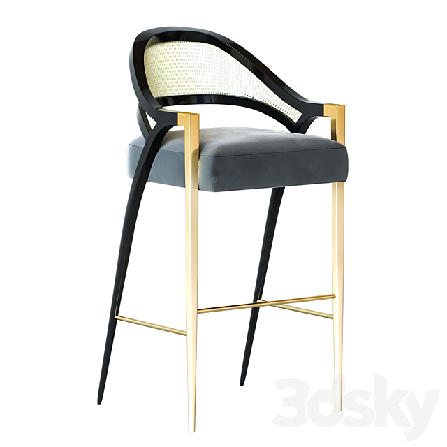 Anais dining chair 3DSMax File - thumbnail 2