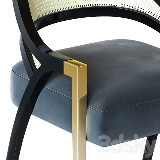 Anais dining chair 3DSMax File - thumbnail 3