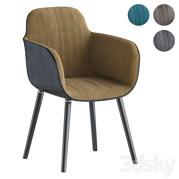 Anat Armchair Soft 3.0 3DS Max Model - thumbnail 1