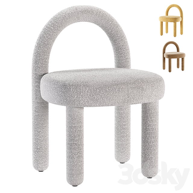 Anika Chair 3ds Max - thumbnail 1