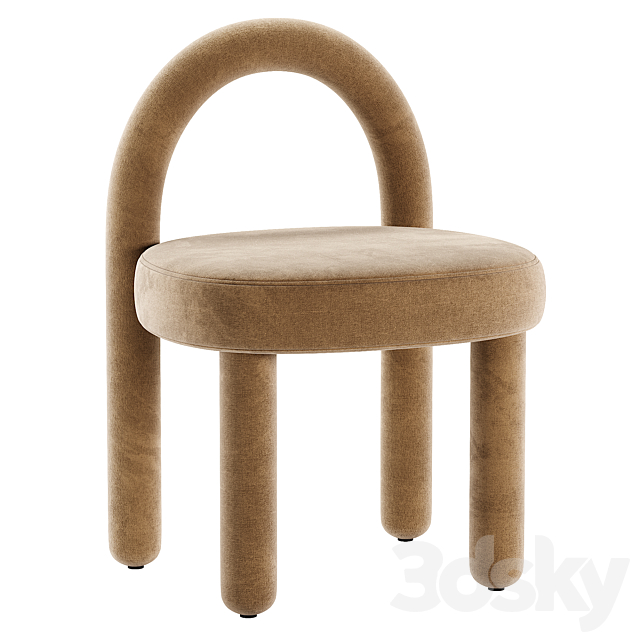 Anika Chair 3ds Max - thumbnail 3