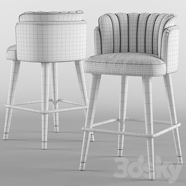 Anita barchair – Ottiu 3DSMax File - thumbnail 3