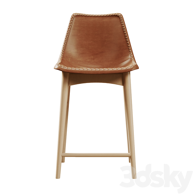 Anthropologie Rylie Counter Stool 3DSMax File - thumbnail 3