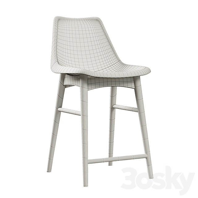 Anthropologie Rylie Counter Stool 3DSMax File - thumbnail 6