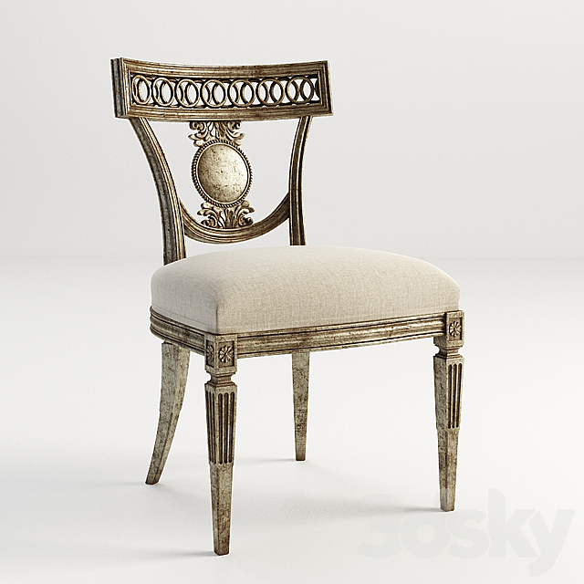 Antique Chair 3DSMax File - thumbnail 1