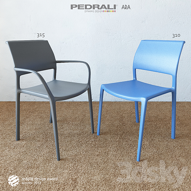 ARA chair 310- 315 3ds Max - thumbnail 1