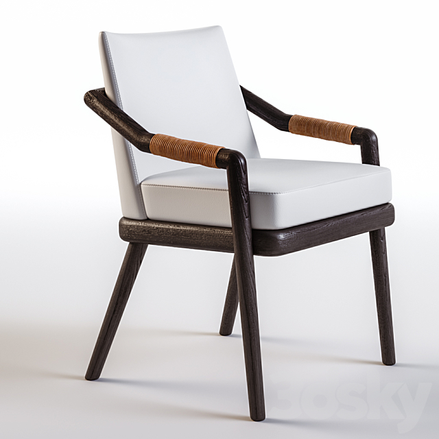 Archer chair by Christian Liaigre 3DSMax File - thumbnail 2