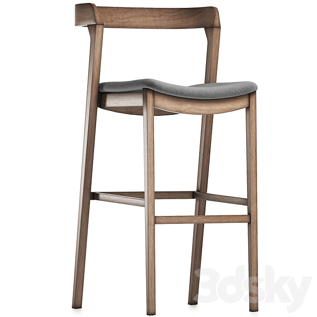 Arco Stool by Cantarutti – Barstool 3DSMax File - thumbnail 1