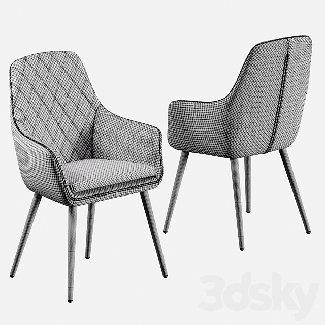 Ardeko chair AROOMA 3DSMax File - thumbnail 5