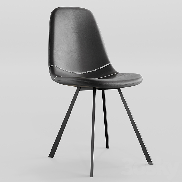 Argyll Dining Chair 3DS Max Model - thumbnail 1