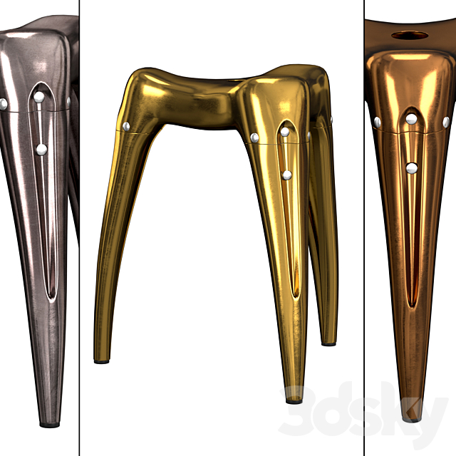 Aria Shiny Stool 3DSMax File - thumbnail 1