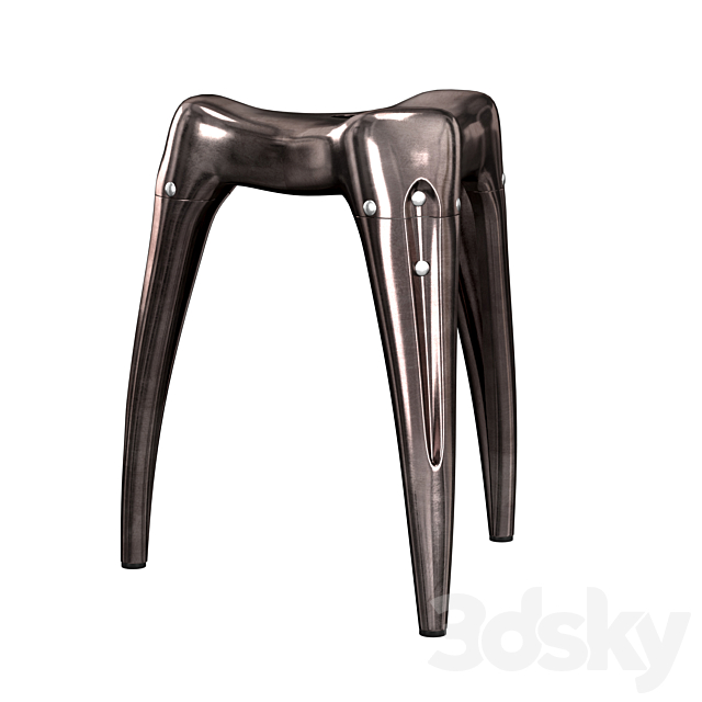 Aria Shiny Stool 3DSMax File - thumbnail 2