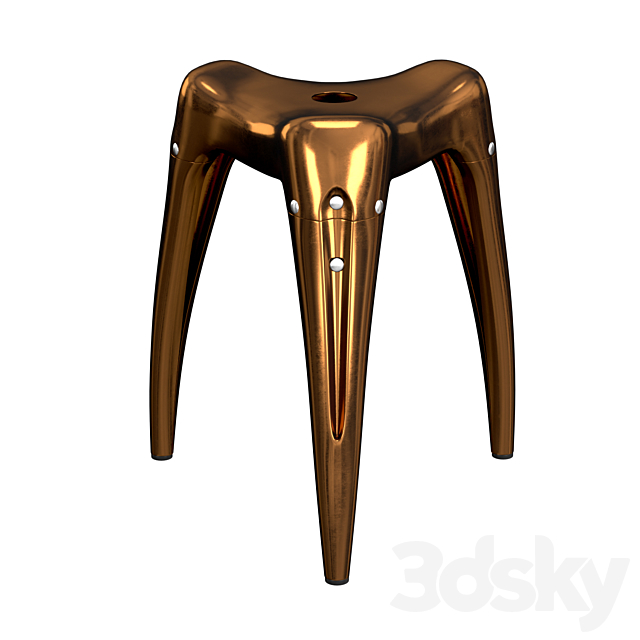 Aria Shiny Stool 3DSMax File - thumbnail 4