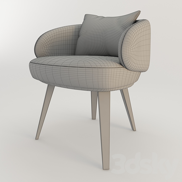 Arm chair 3DSMax File - thumbnail 2