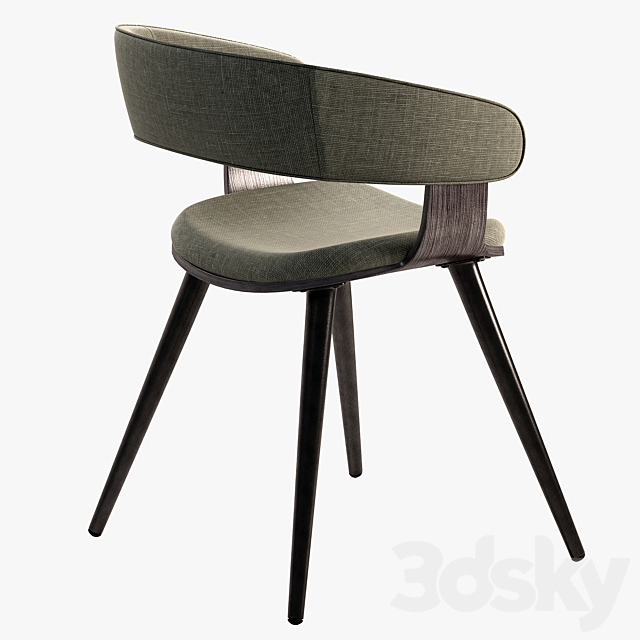 Arm-chair Heiman 3DS Max Model - thumbnail 2