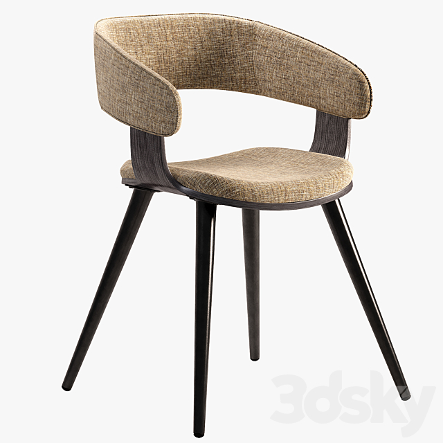 Arm-chair Heiman 3DS Max Model - thumbnail 3