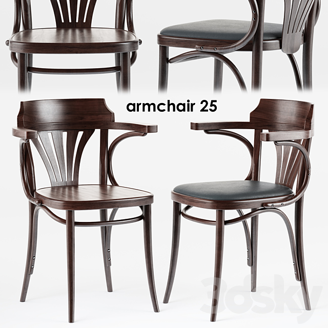 armchair 25 3DSMax File - thumbnail 1