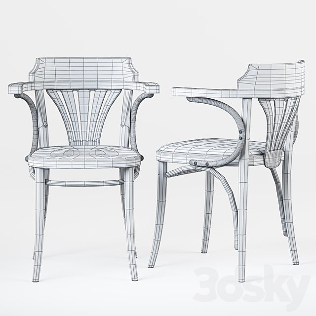 armchair 25 3DSMax File - thumbnail 3