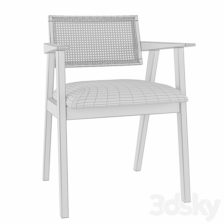 Armchair Baldo 3DS Max Model - thumbnail 2